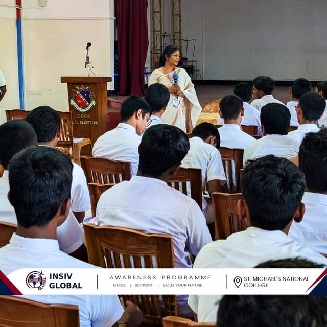 INSIV Global Student Awareness Programme at St. Michael's
