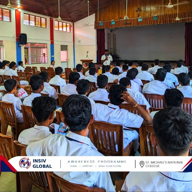 INSIV Global Student Awareness Programme at St. Michael's