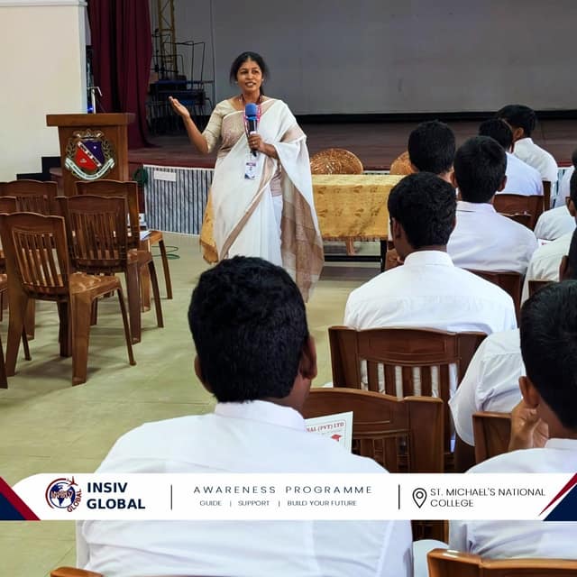 INSIV Global Student Awareness Programme at St. Michael's