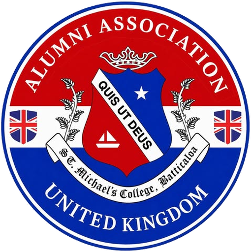 St. Michael's College Batticaloa Alumni Association UK crest